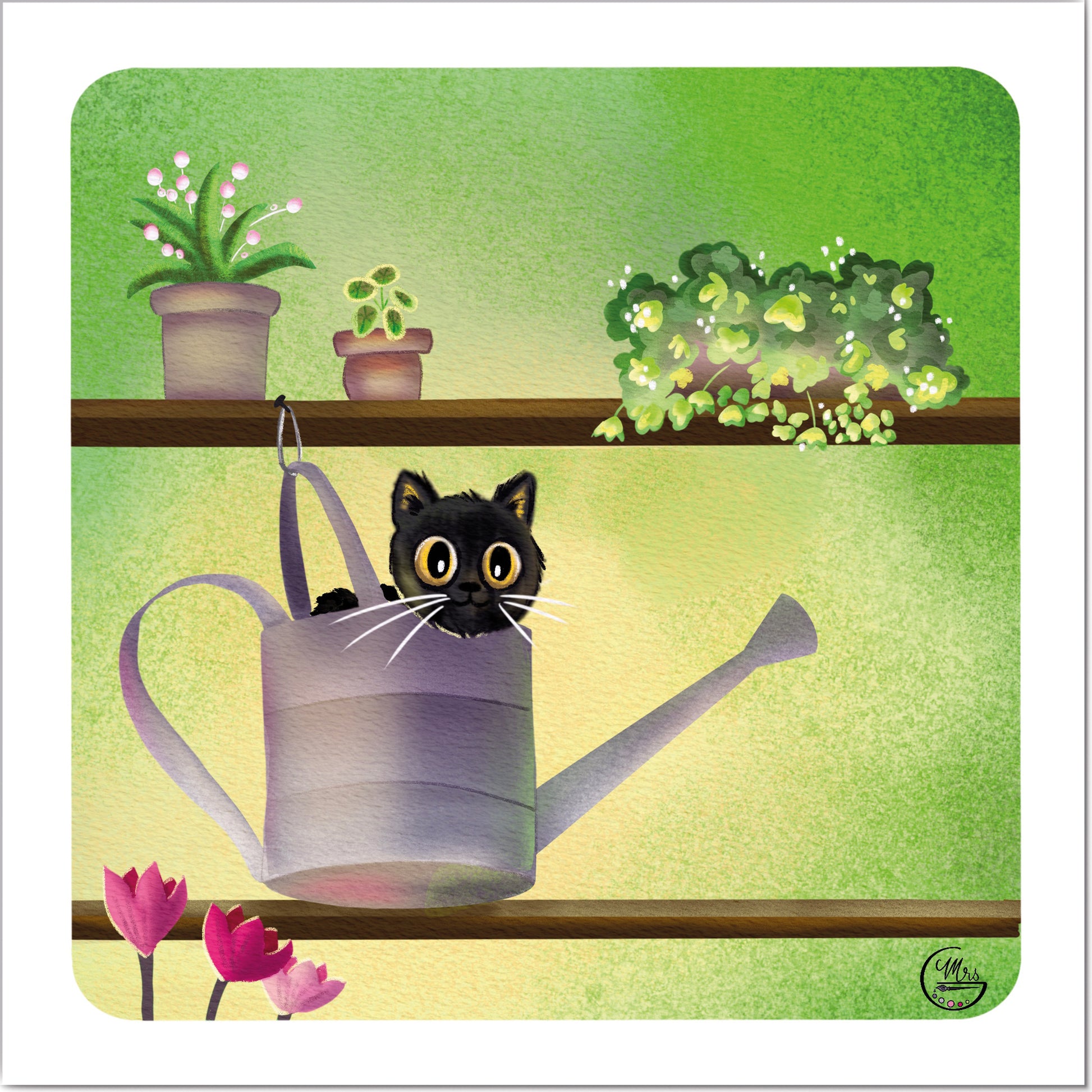 Mais où se cache Petit Chat?-Mrs G Illustration