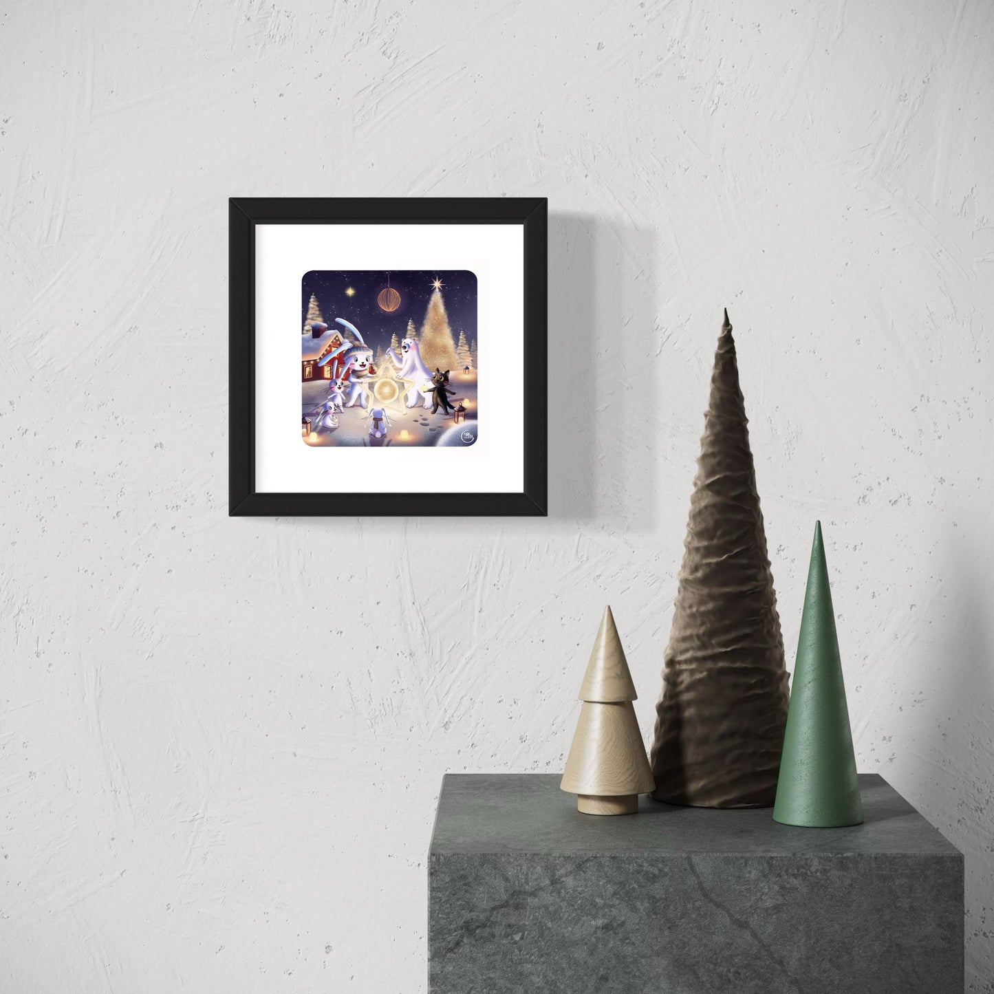 Poster. La magie de Noël avec Lapinou et ses amis