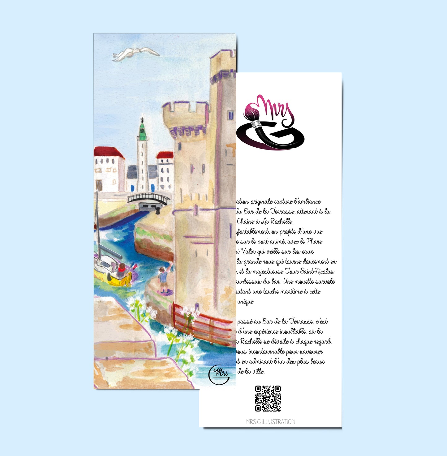 Le panorama de la Terrasse : instant magique à La Rochelle-Mrs G Illustration