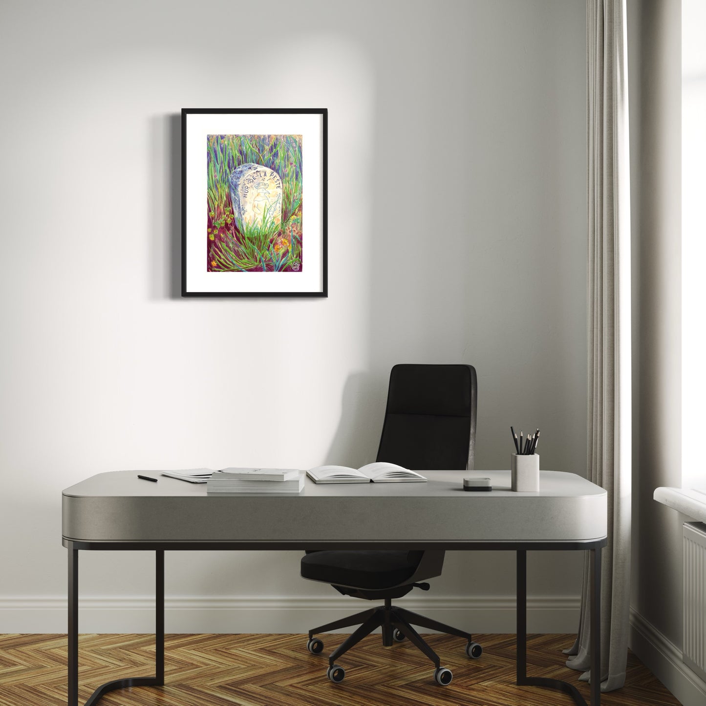 Poster. La borne de la peste, Carrières d'Avignon