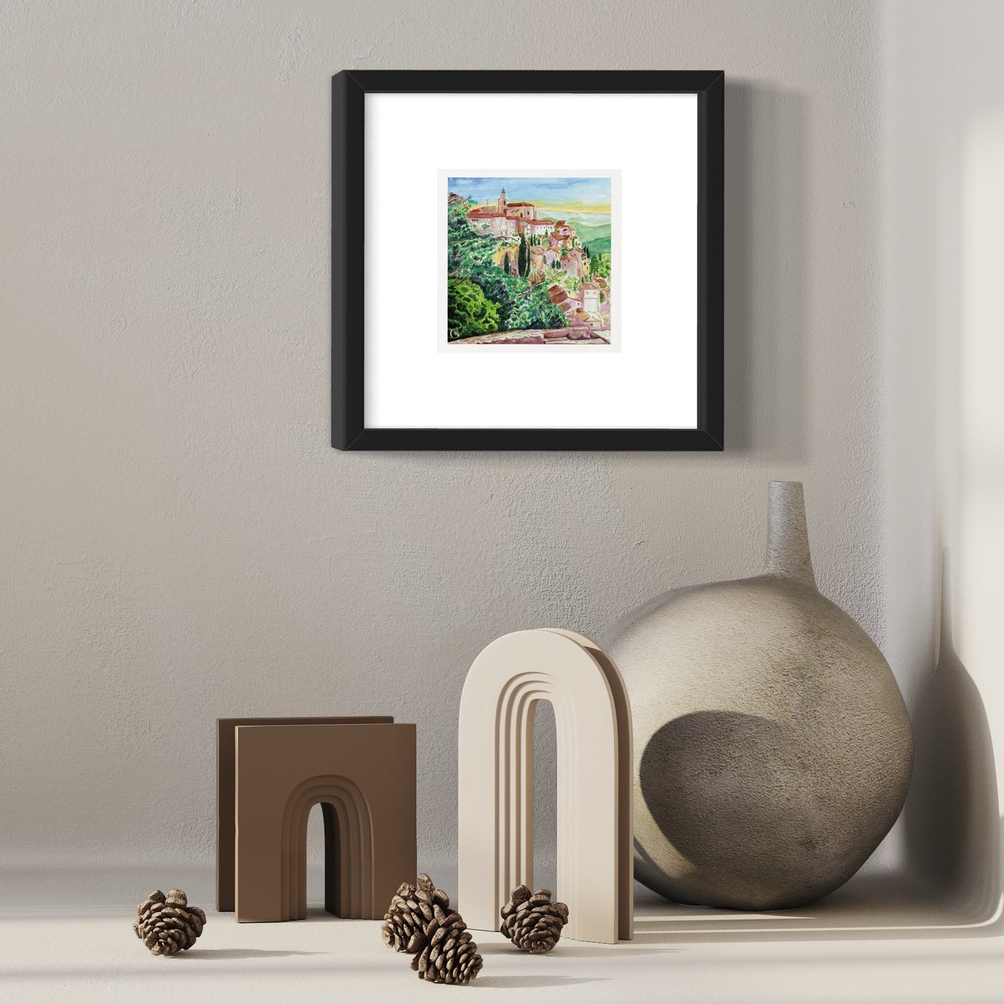Poster. Gordes, mon amour