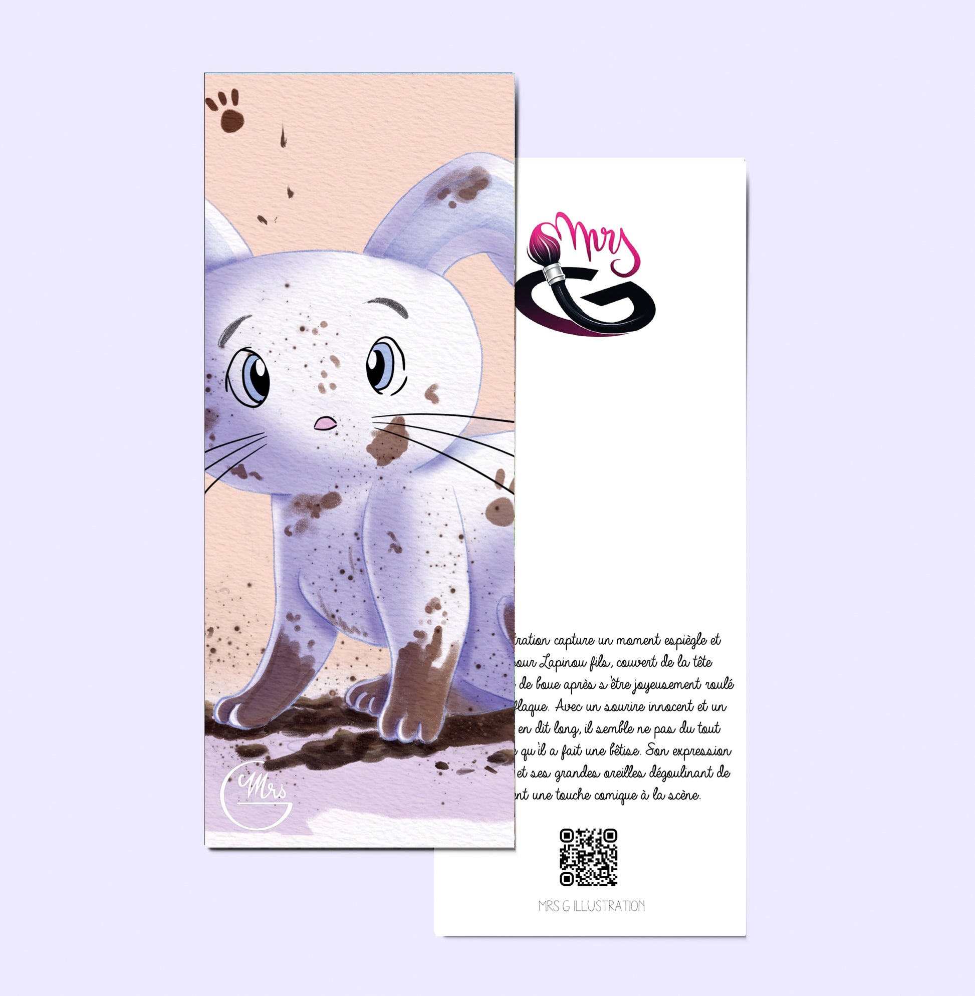 33 marque-pages sur le thème des Lapinous dessinés à l'occasion d' Inktober