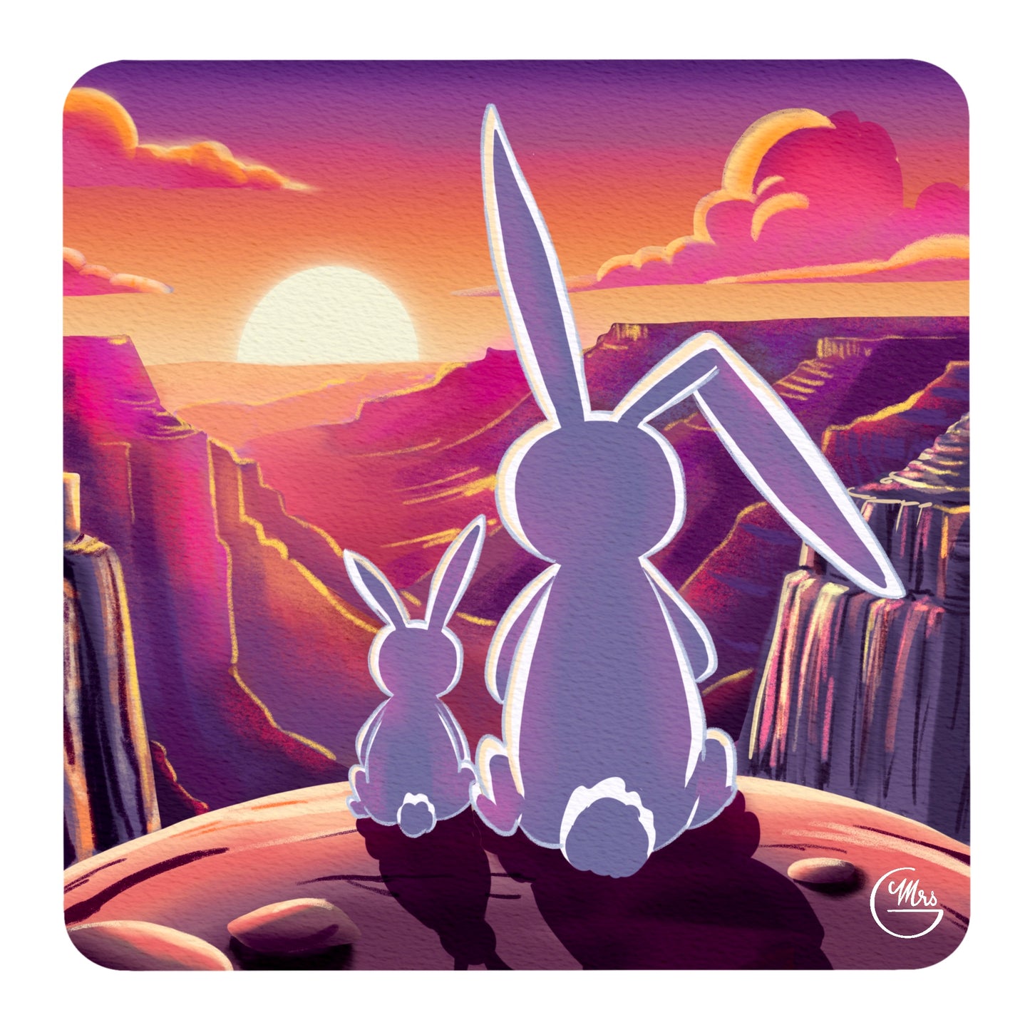 Cache-cou avec illustration de Lapinou à choisir (buff)