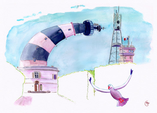 Phare de Chassiron : sentinelle de l'Île d'Oléron-Mrs G Illustration