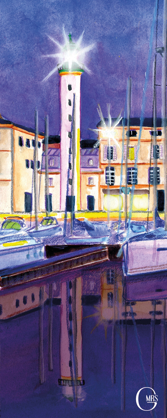 5 marque-pages sur le thème de la Charente-Maritime: Lot M-Mrs G Illustration