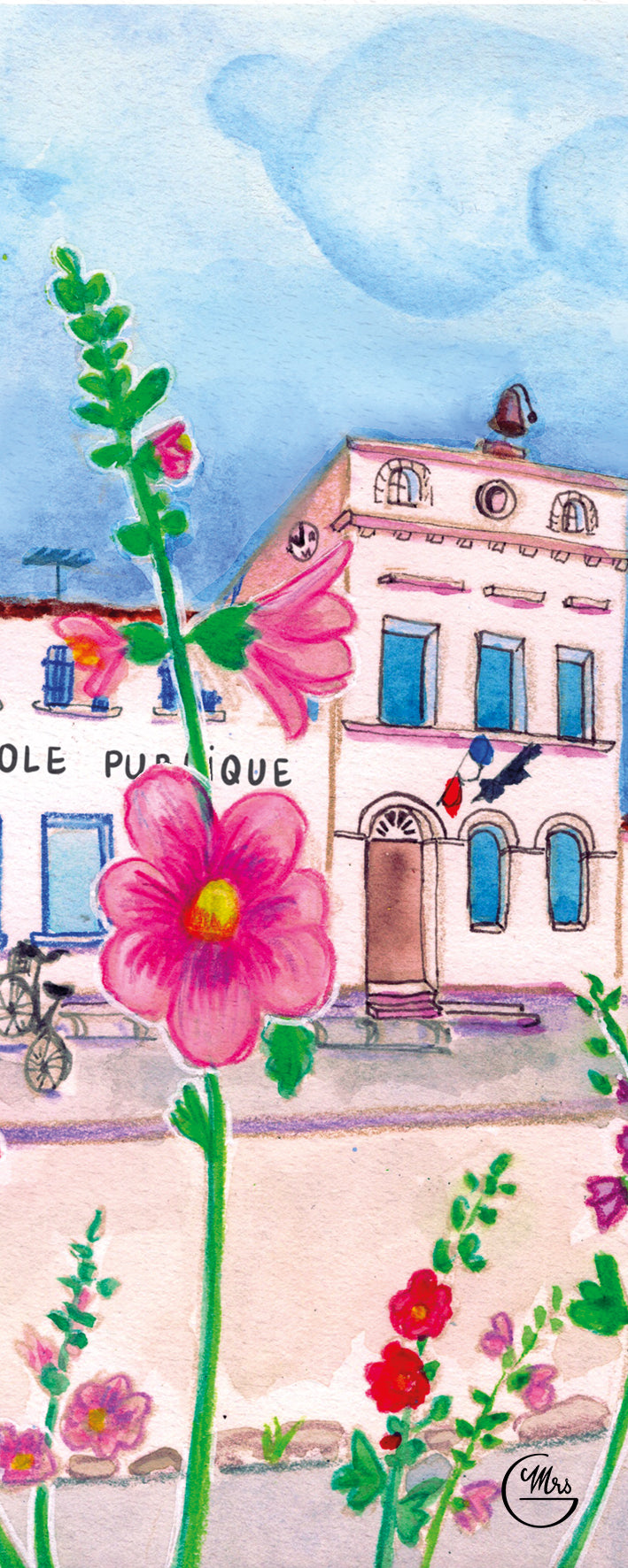 5 marque-pages sur le thème de la Charente-Maritime: Lot M-Mrs G Illustration