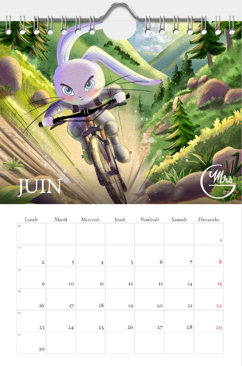 Le Calendrier 2025 des 12 meilleures illustrations de Lapinou pour une année pleine de sourires !
