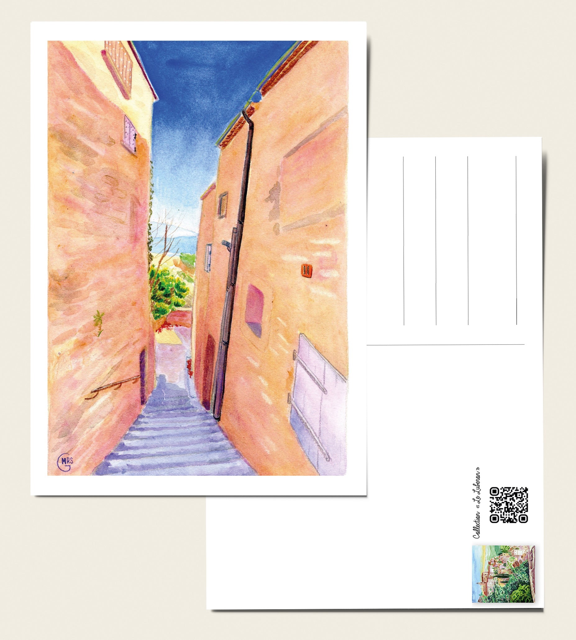 Carte postale. Au détour d'une étroite ruelle, on découvre un panorama à couper le souffle!