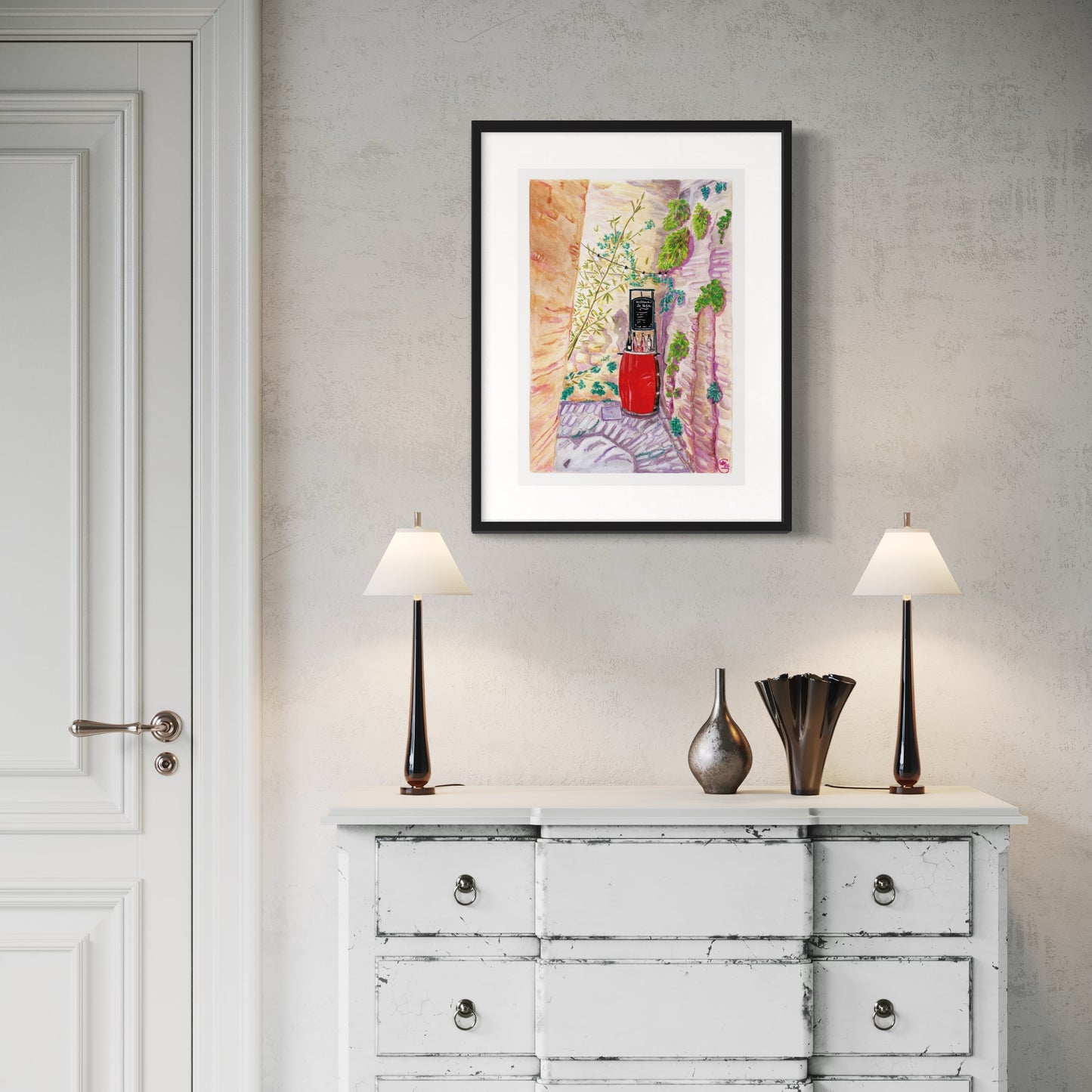 Poster. Au détour d'une petite rue, on découvre ce restaurant atypique: Le Teston