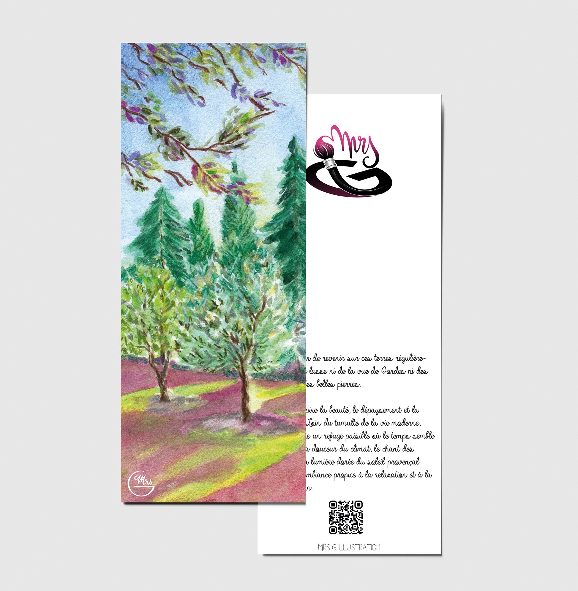 Marque pages sur le thème du Luberon