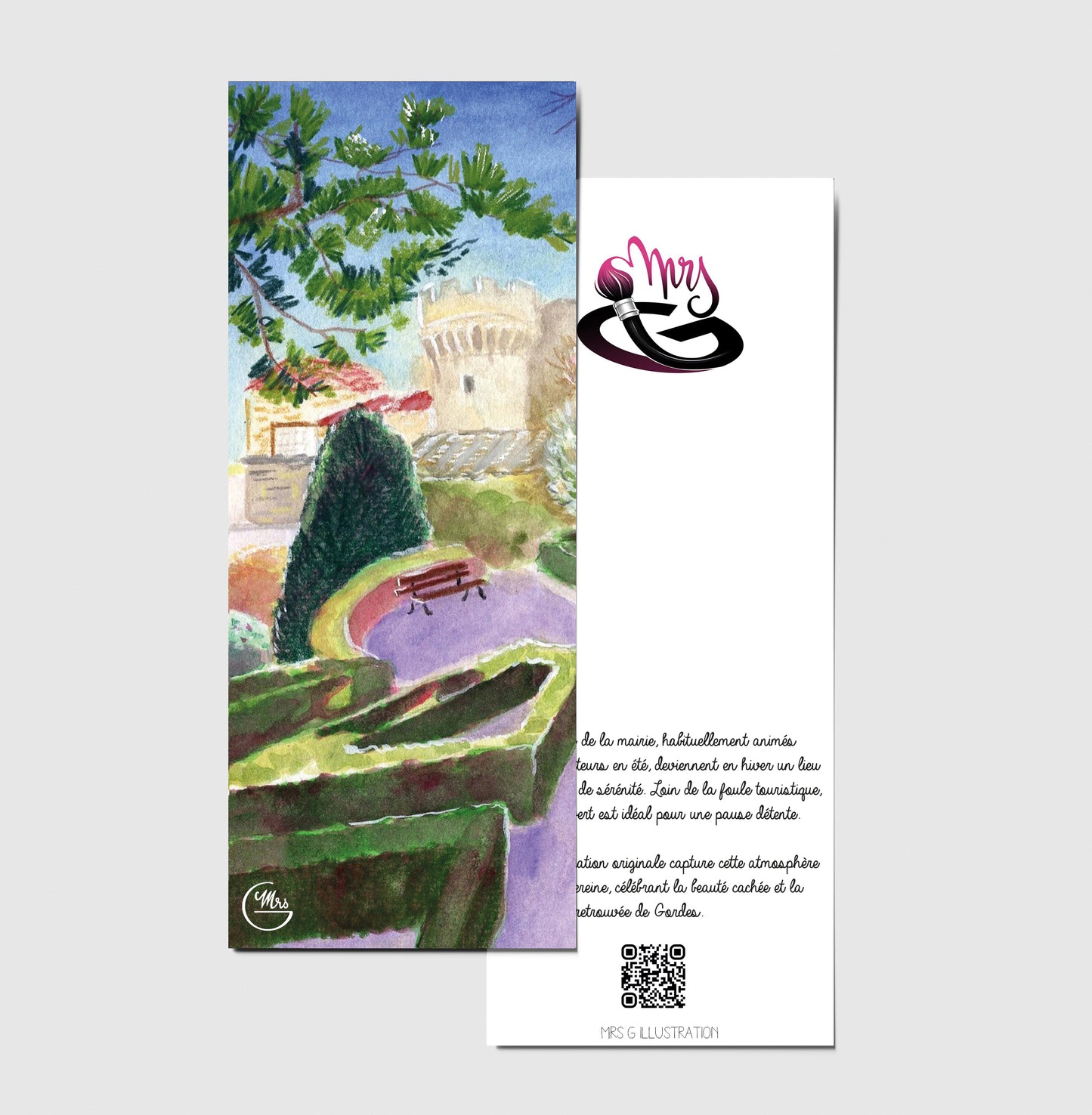 Marque pages sur le thème du Luberon