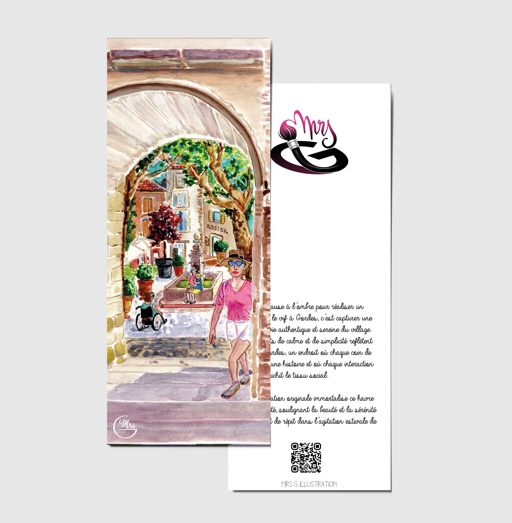 Marque pages sur le thème du Luberon