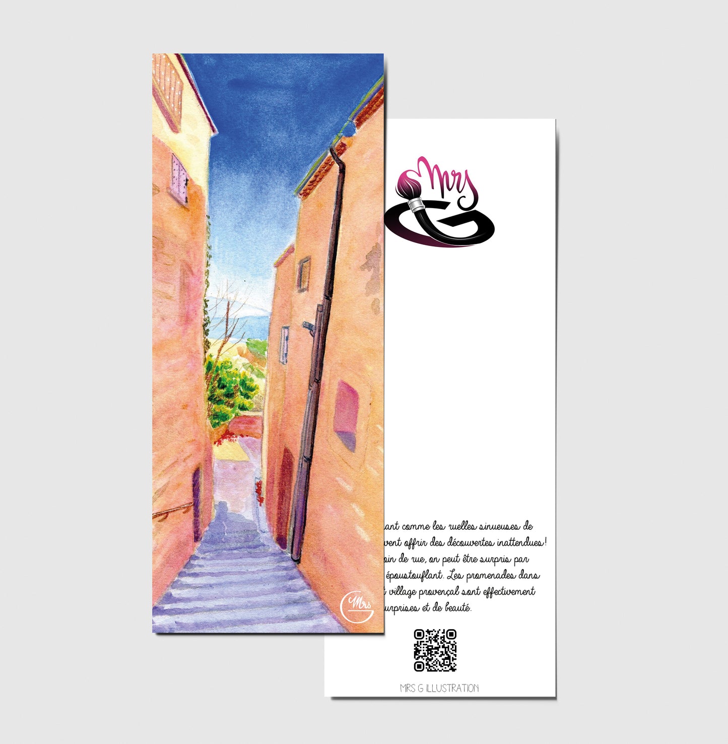 Marque page. Au détour d'une étroite ruelle, on découvre un panorama à couper le souffle!