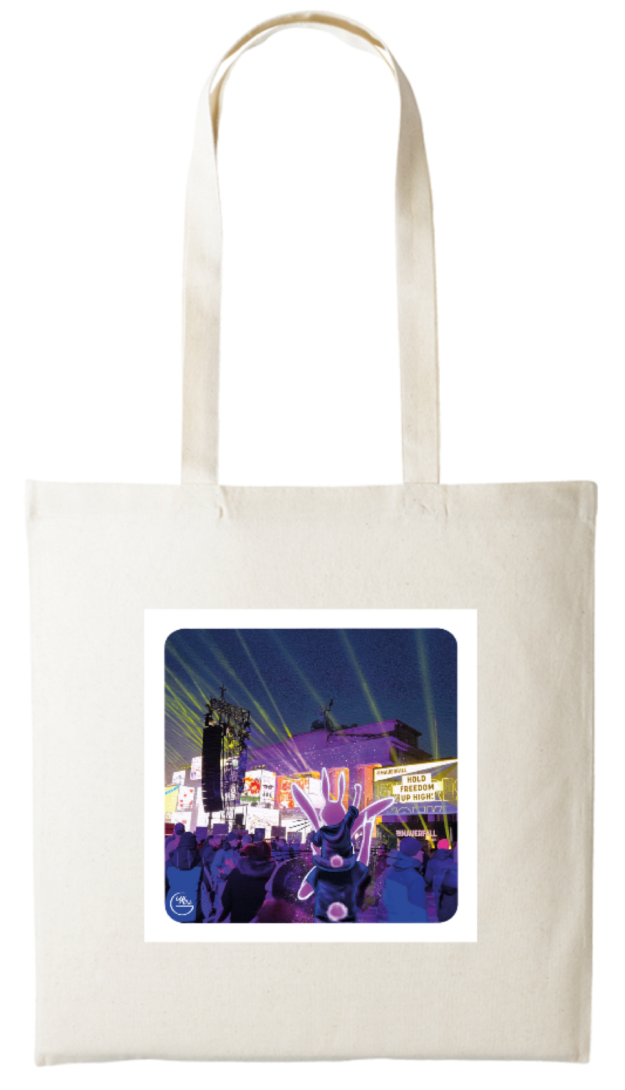 Tote-bag Lapinou imprimé sur 2 faces.