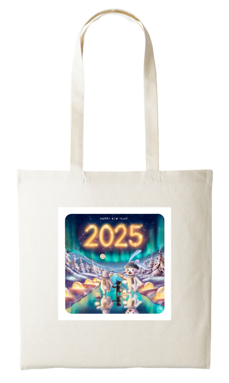 Tote-bag Lapinou imprimé sur 2 faces.